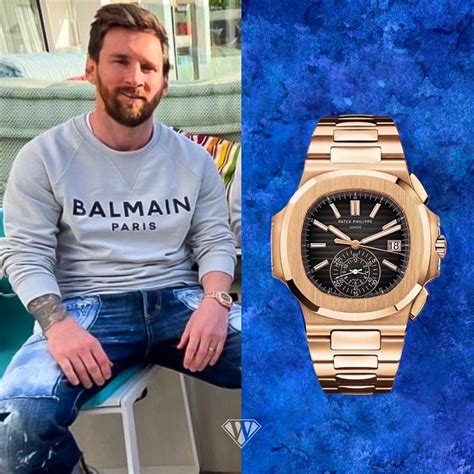 patek philippe de messi|Patek Philippe nautilus 2022.